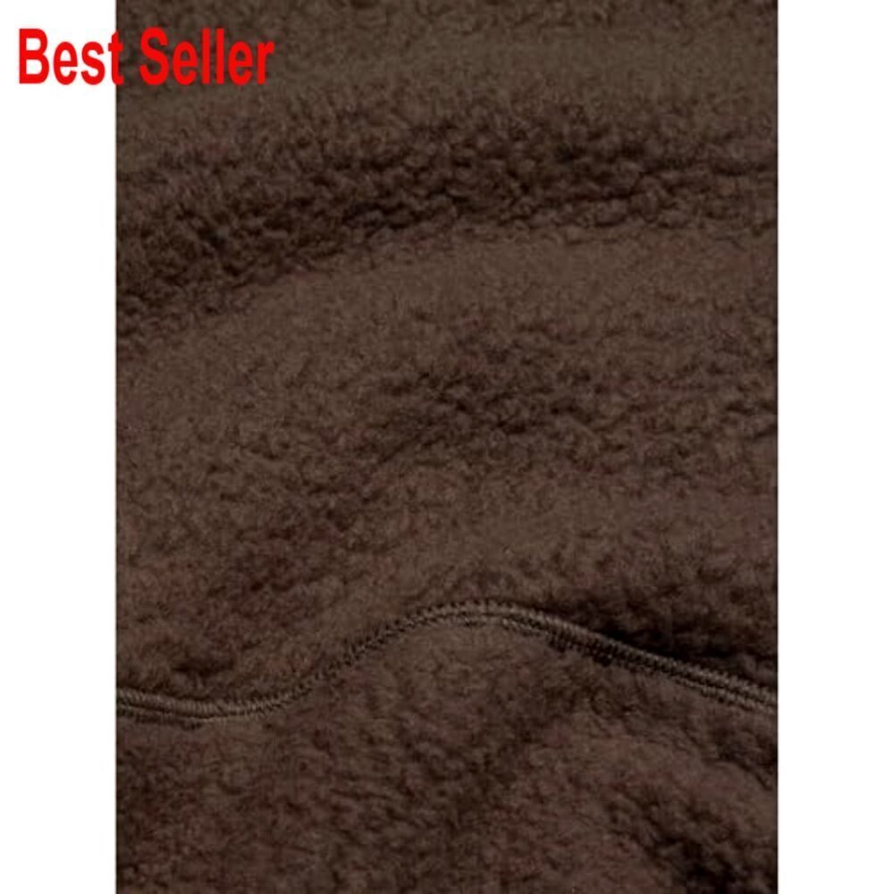 Cropped Half-Zip Sherpa Fleece Pullover with Pockets, Women's Oversized Hoodie - Picture 6 of 7